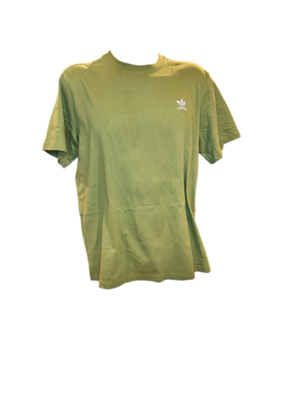 Men's Adidas Green Trefoil Short Sleeve Tee XL with White Logo m39